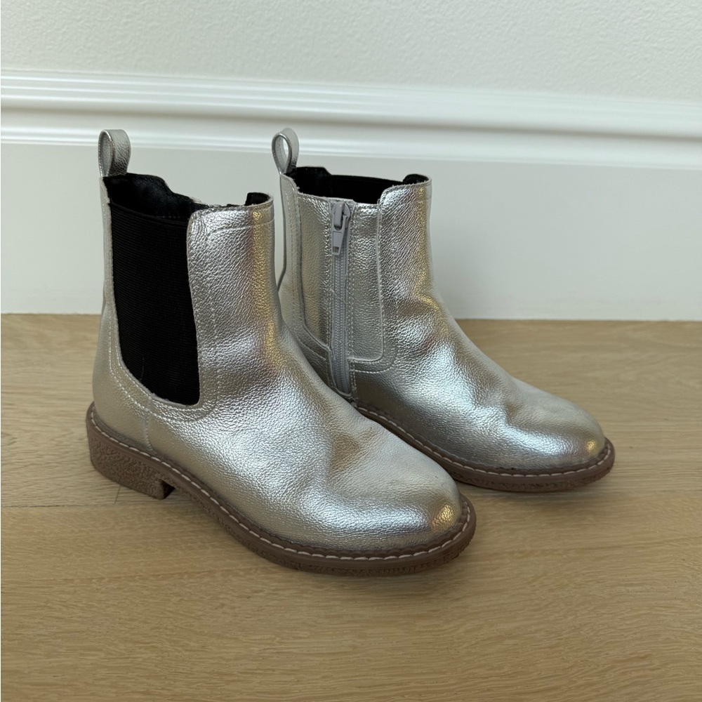 Dolce Vita Metallic Silver Kids Boots